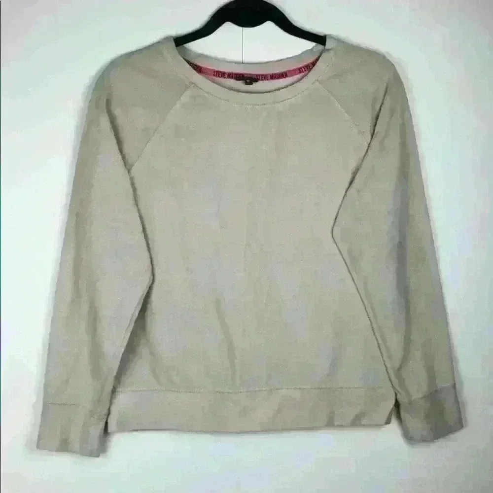 Steven Madden Soft Cream Pajama Top Size: L in EUC